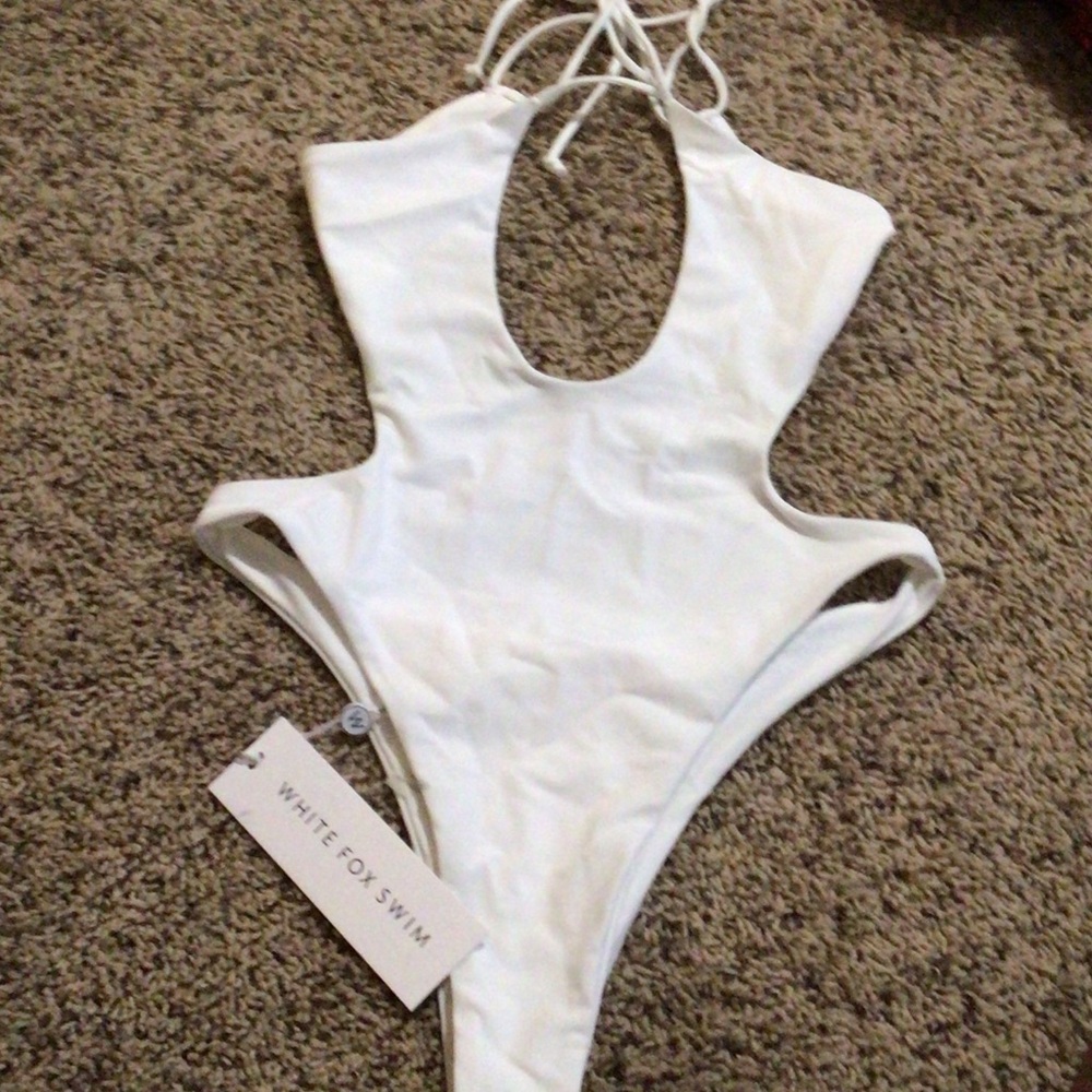 White Fox Boutique White One Piece Swimsuit